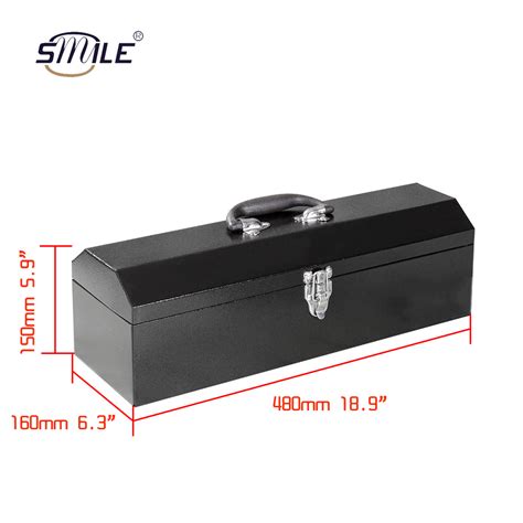 customized metal tool box with soft pvc grip handle|bull metal toolbox.